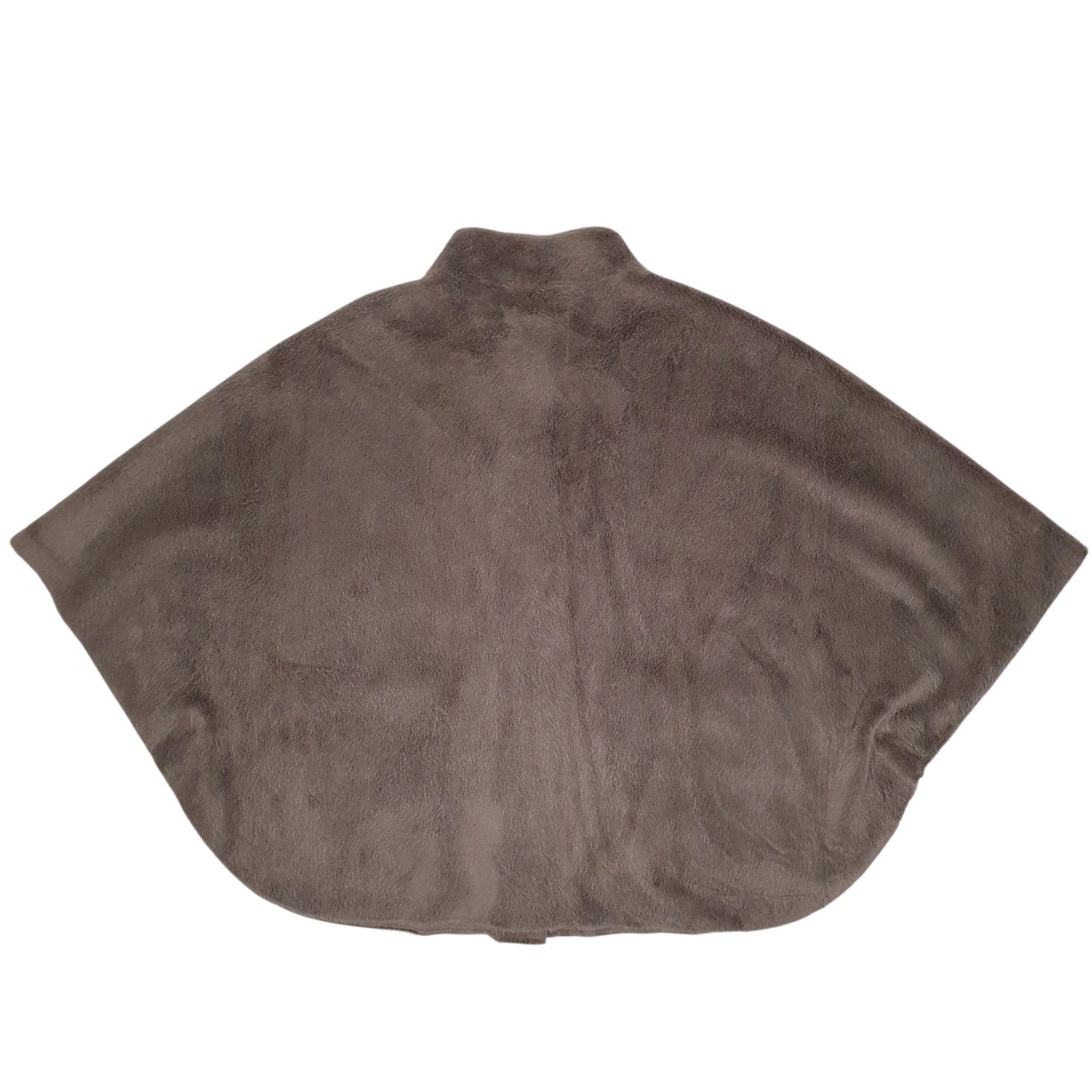 Womens Grey Rino & Pelle Cloak Throw Shoal Quarter Zip Coat