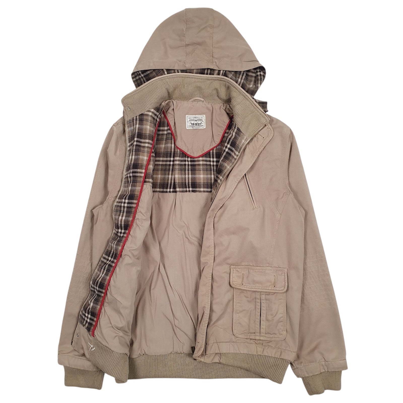 Womens Brown Levis   Coat
