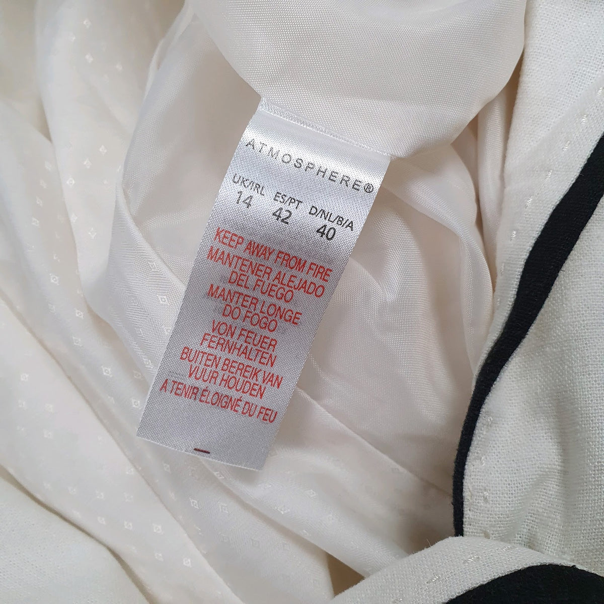 Womens White Atmopshere   Coat