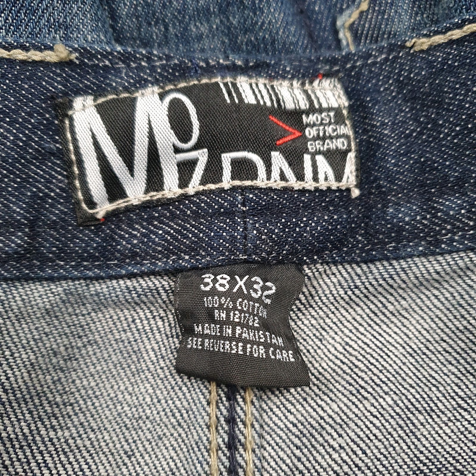 Mens Blue M07 Distressed  Jeans