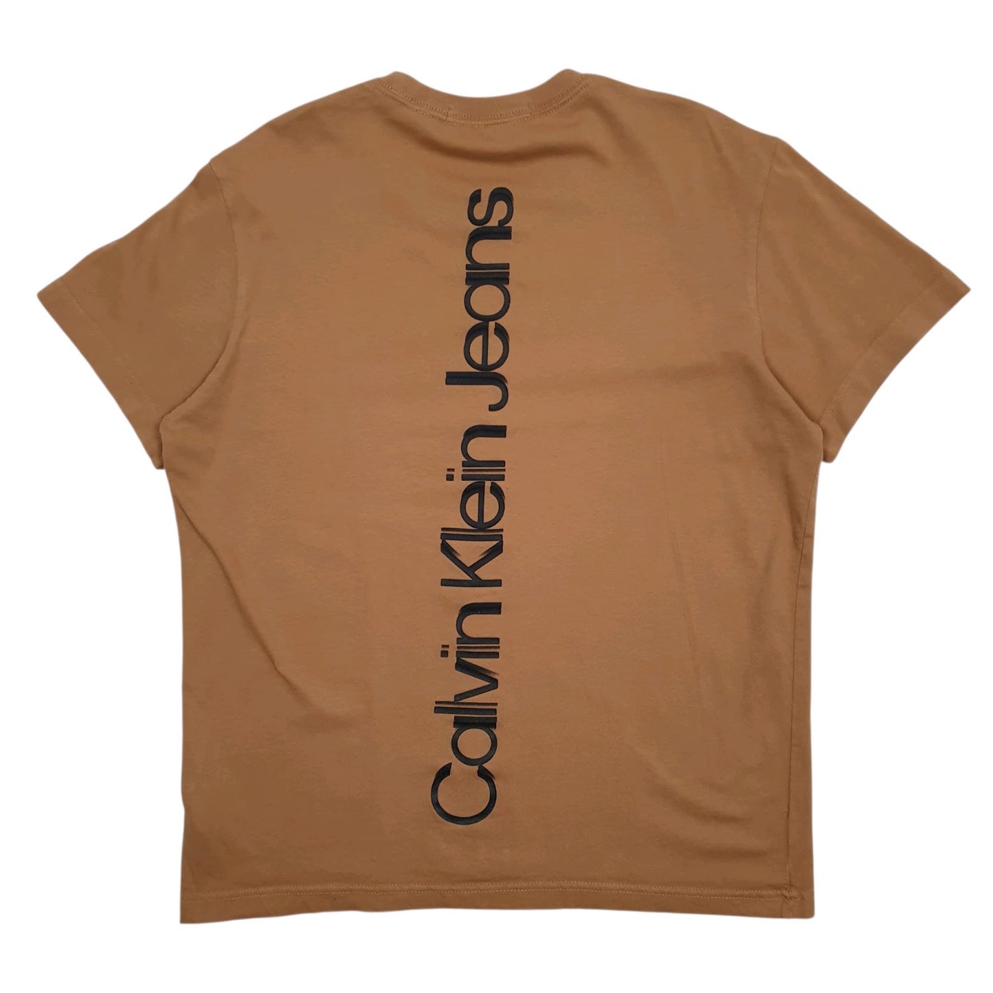 Mens Beige Calvin Klein   T Shirt
