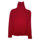 Womens Red Unbranded  Turtle Neck Jumper