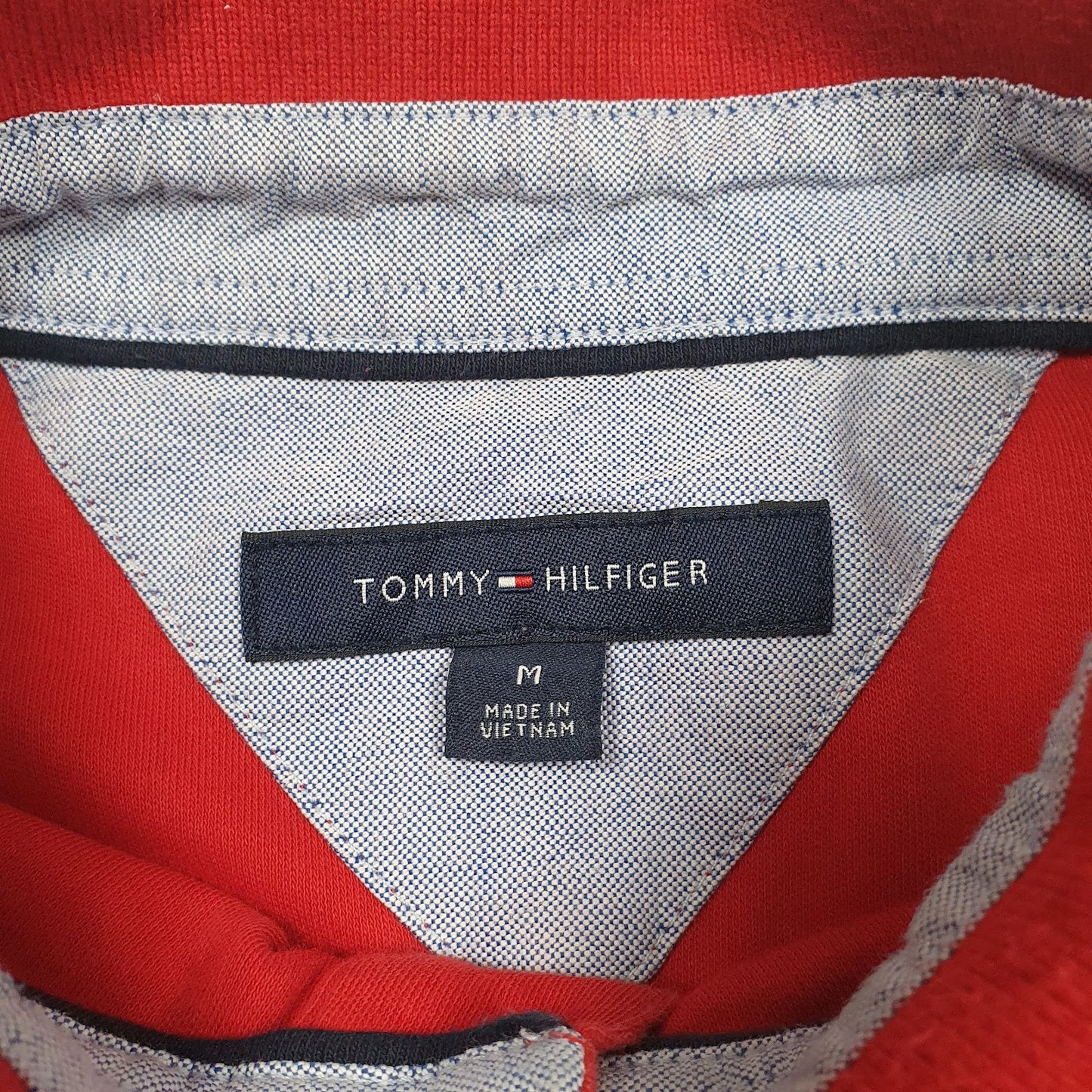 Mens Red Tommy Hilfiger   Polo Shirt