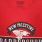 Mens Red Gildan New Palenstine Barner Shop  T Shirt
