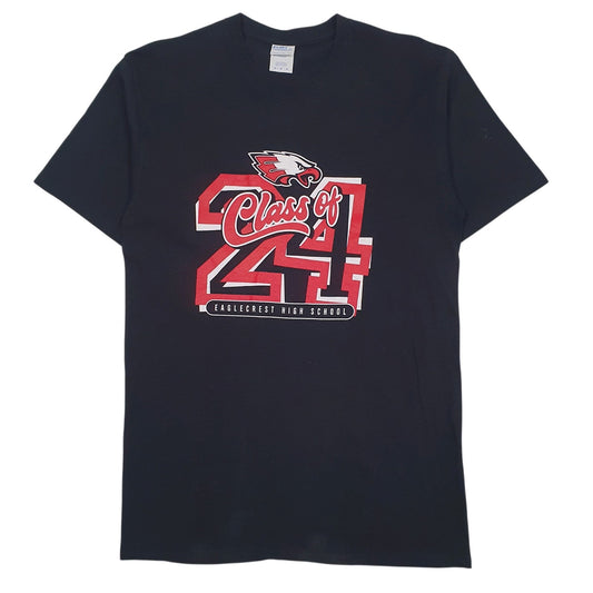 Mens Black Port & Company Eaglecrest High school Short Sleeve T Shirt