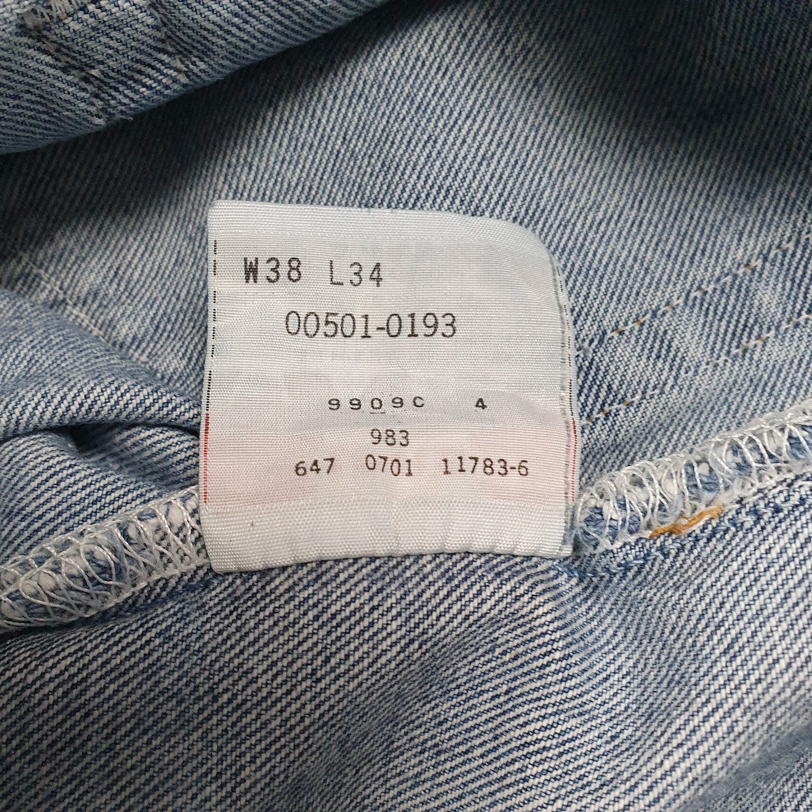 Mens Blue Levis Vintage 00s  Jeans