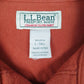 Mens Orange L.L.Bean Chamois  Shirt
