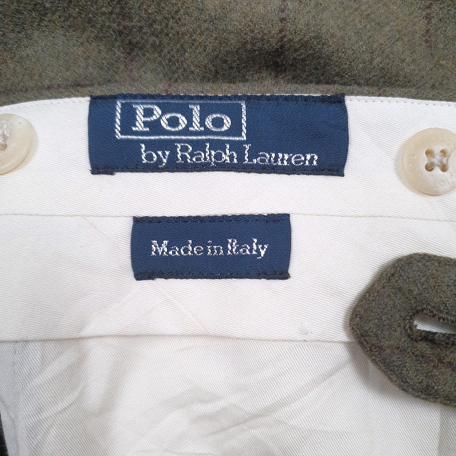 Mens Green Polo Ralph Lauren Made In Italy  Trousers