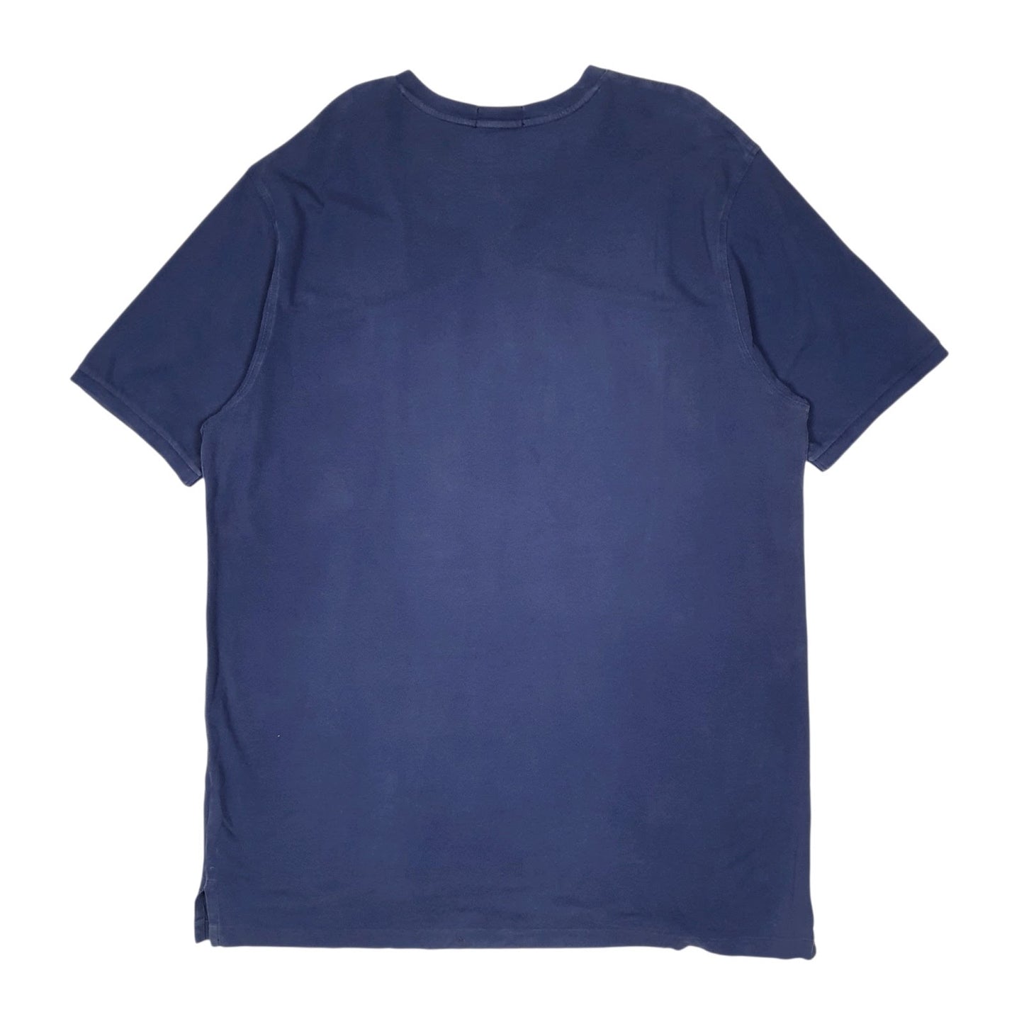 Mens Navy Polo Ralph Lauren Featherweight Mesh Henley  T Shirt