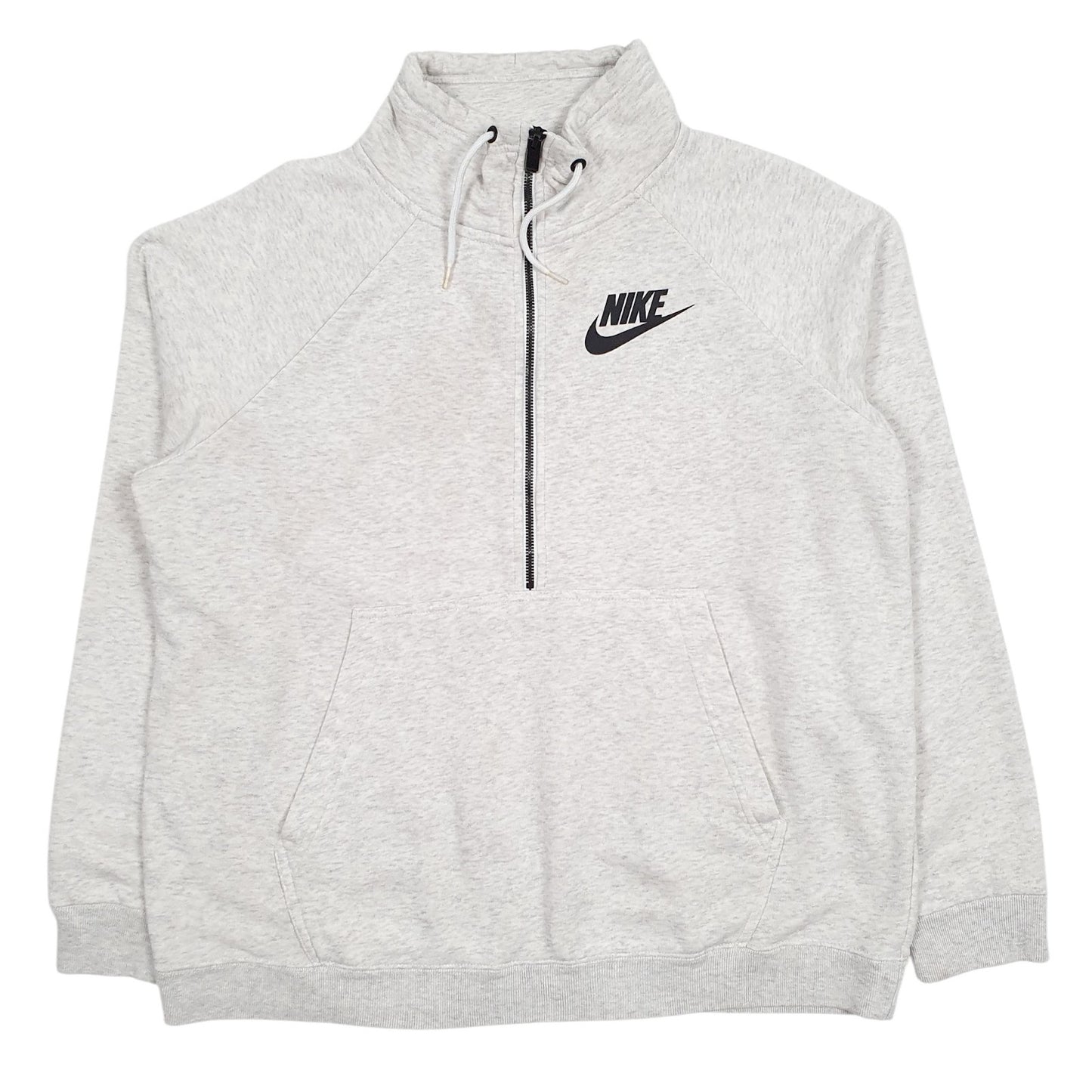 Mens Grey Nike  Quarter Zip Jumper