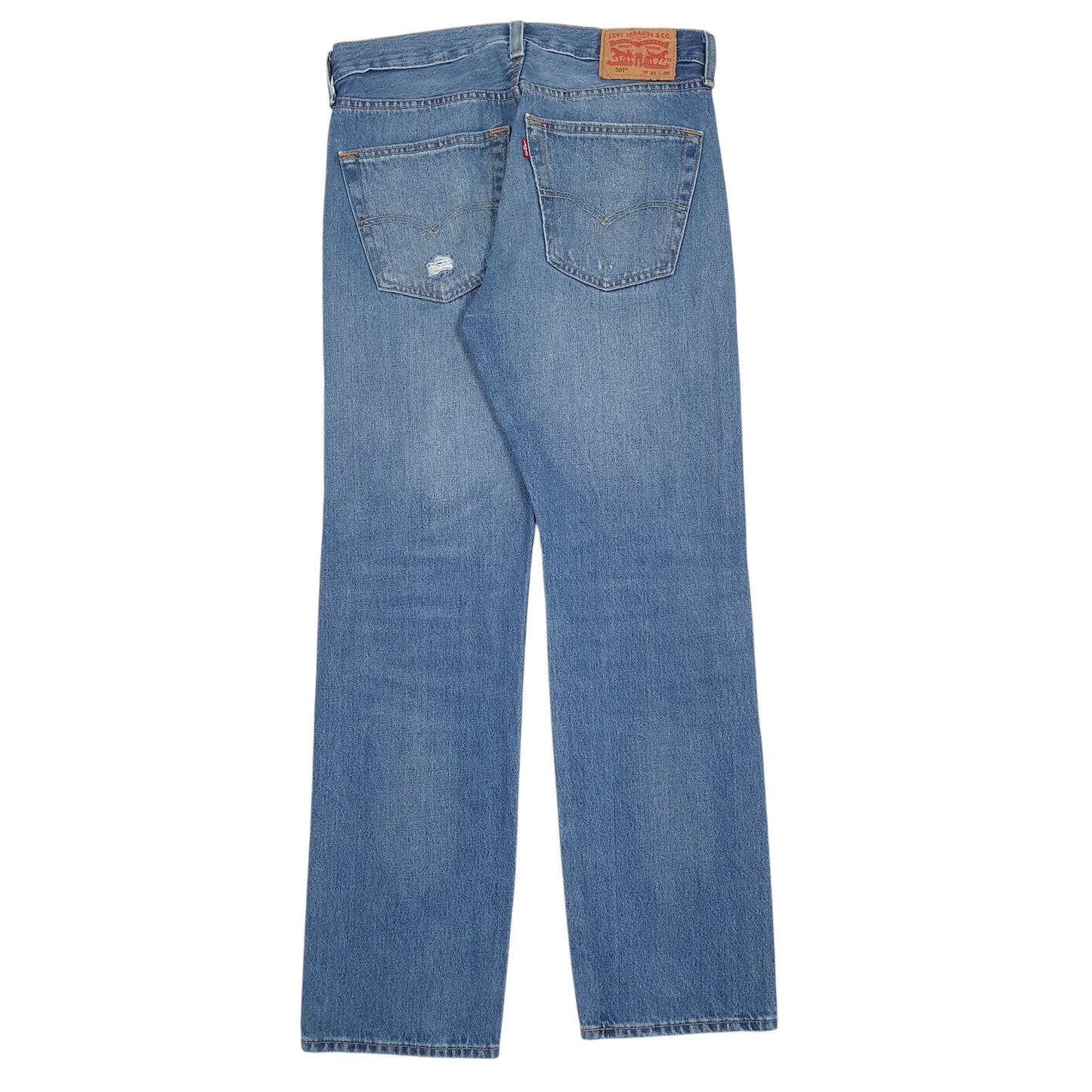 Mens Blue Levis Distressed  Jeans
