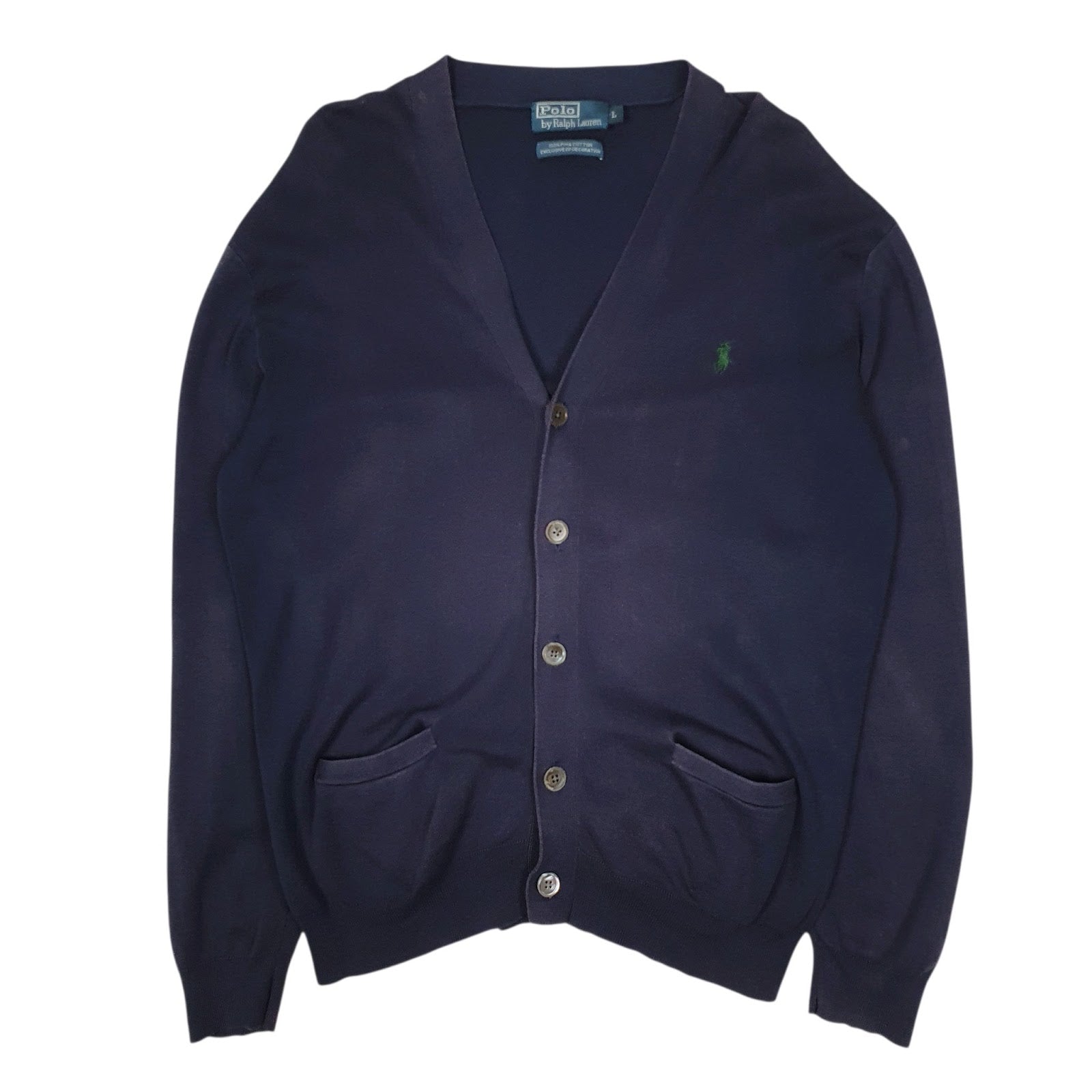 Mens Navy Polo Ralph Lauren  Cardigan Jumper
