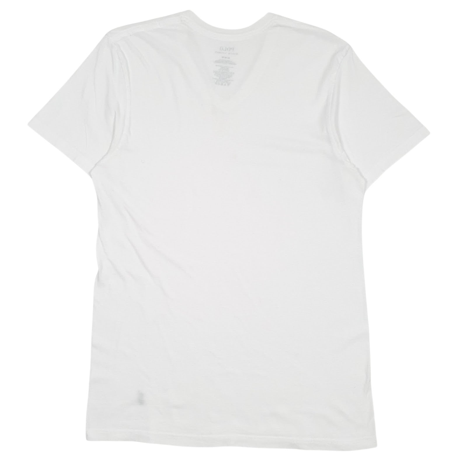 Mens White Polo Ralph Lauren   T Shirt