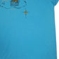 Mens Blue Fruit Of The Loom Vintage 90s Made In USA  T Shirt