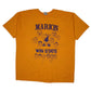 Mens Yellow Fruit Of The Loom Marion Giants Wrestling Short Sleeve T Shirt