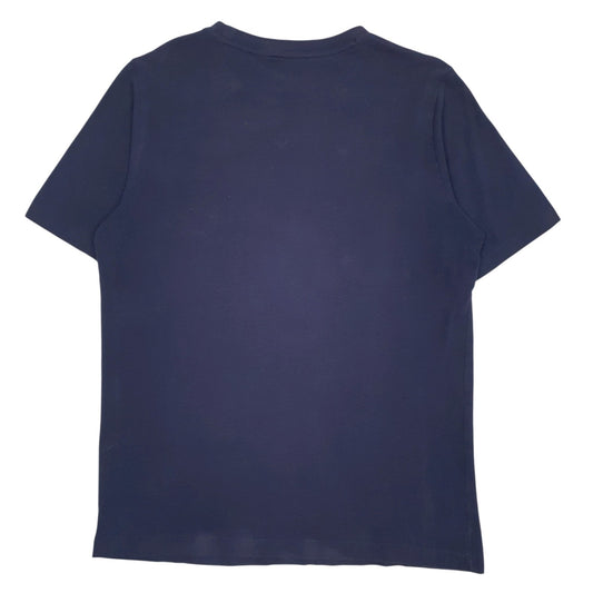 Mens Navy Puma Spellout  T Shirt