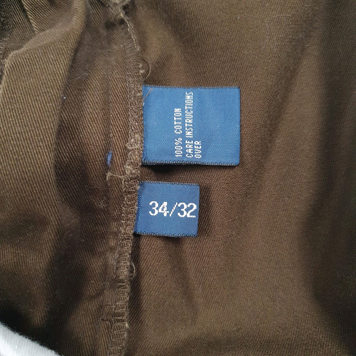Mens Brown Polo Ralph Lauren Hammond Pant Pleated  Trousers