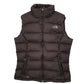 Womens Grey The North Face Nuptse Vest Gilet Bodywarmer  Coat