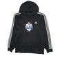 Mens Black Adidas North Carolina FC Hoodie Jumper