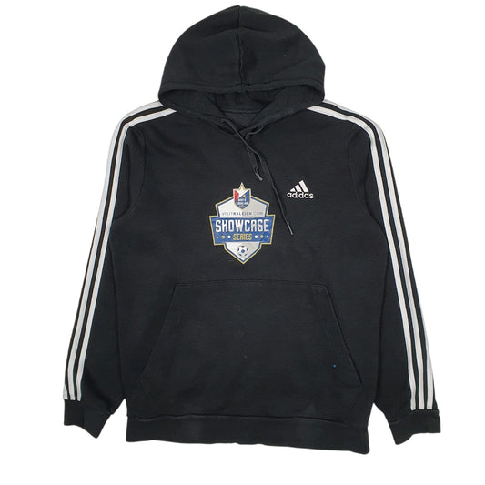 Mens Black Adidas North Carolina FC Hoodie Jumper