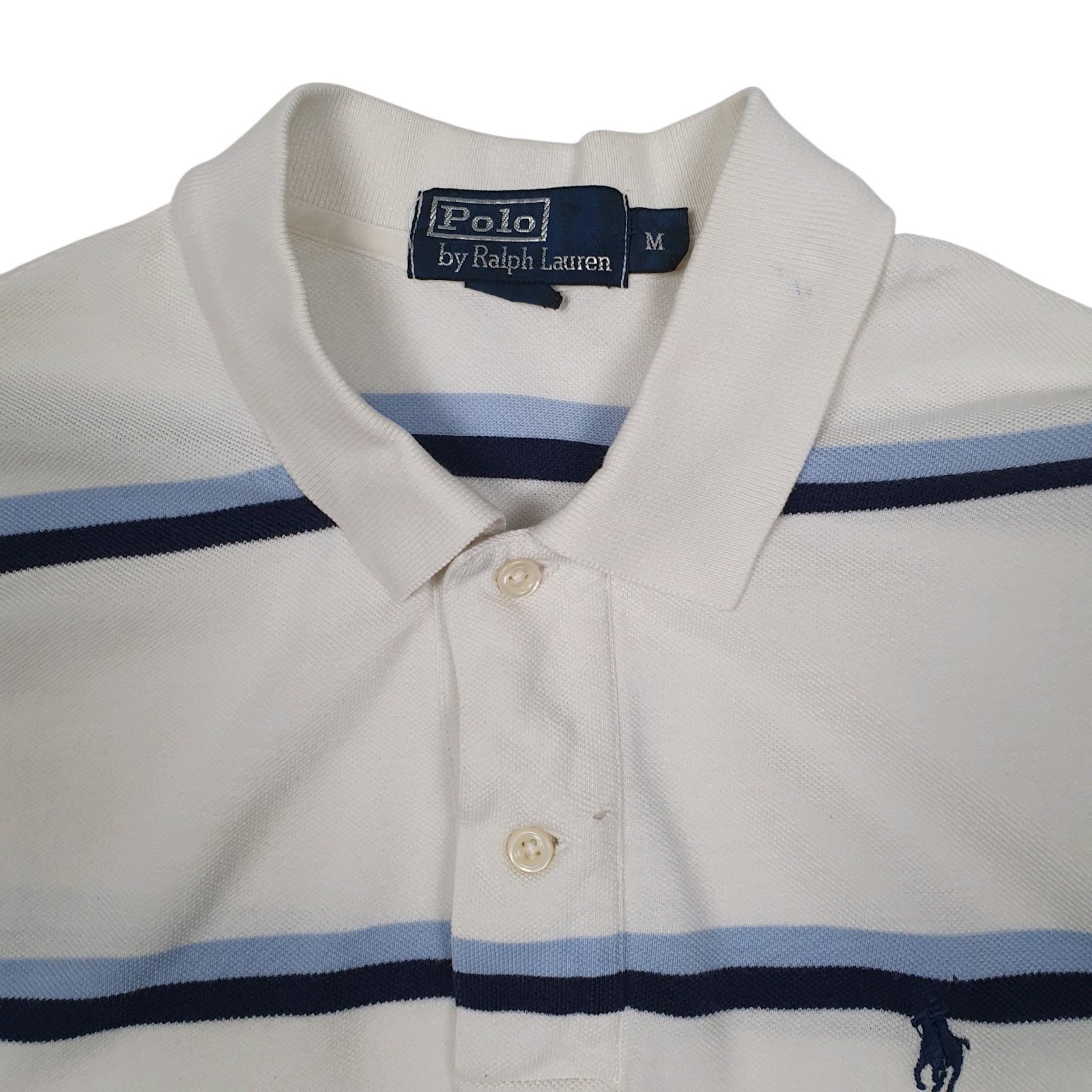 Mens White Polo Ralph Lauren   Polo Shirt