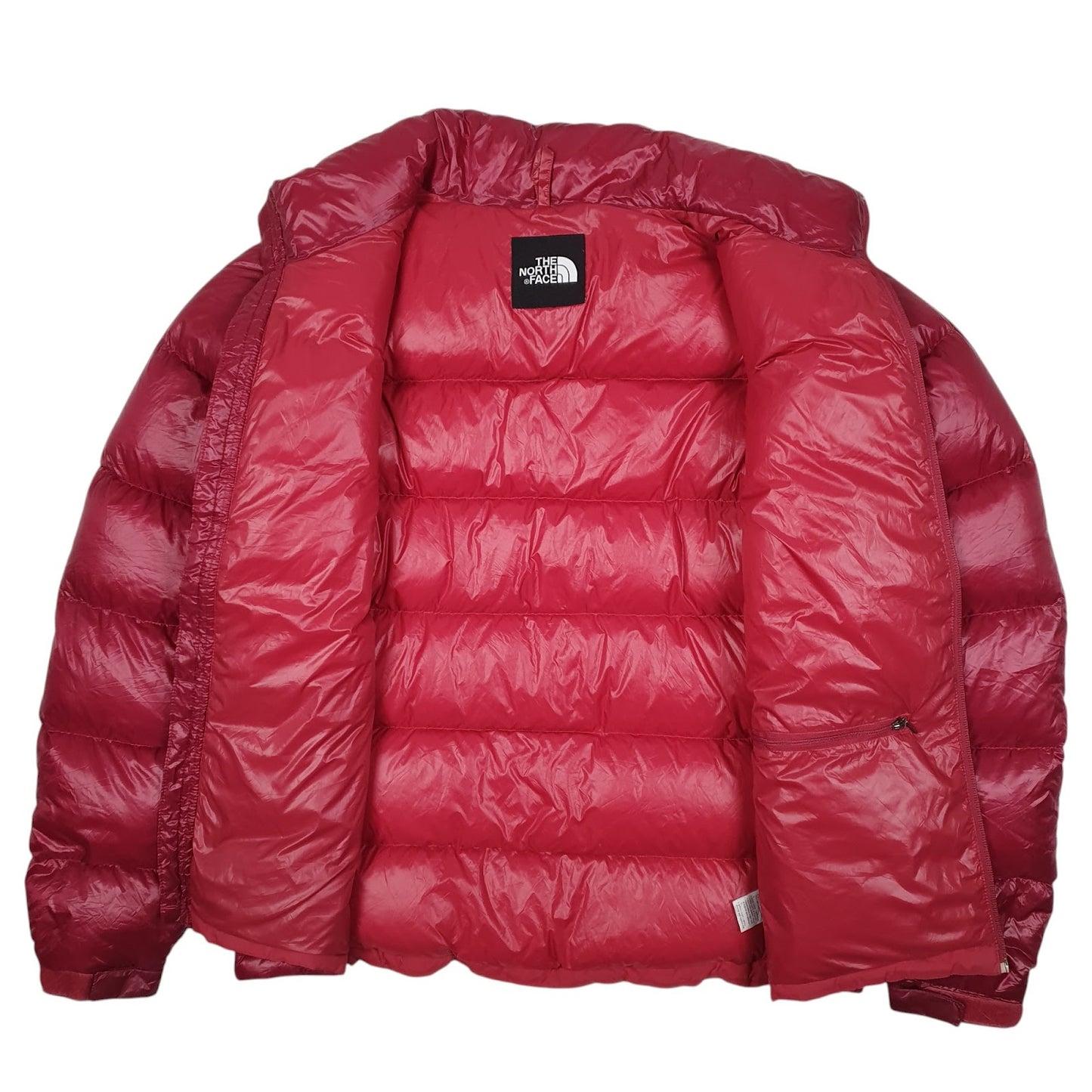 Mens Red The North Face Nuptse 2  Coat