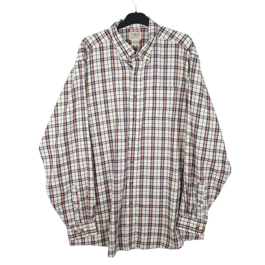 Mens Cream L.L.Bean  Long Sleeve Shirt