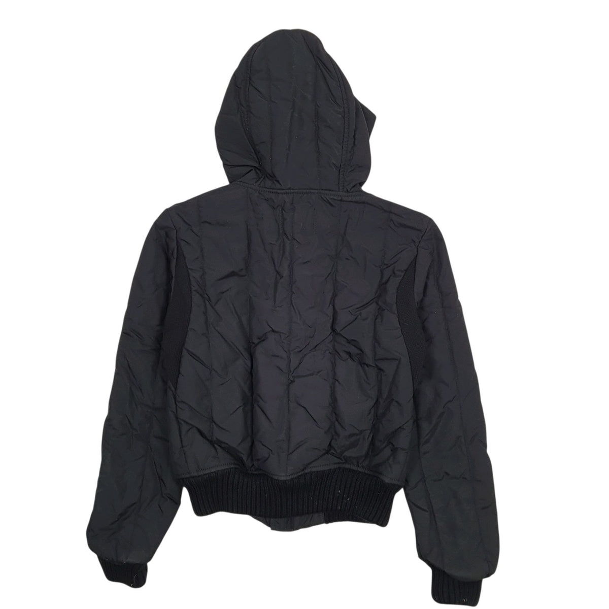 Womens Black Refrigiwear Winter Windbreaker Padded  Coat
