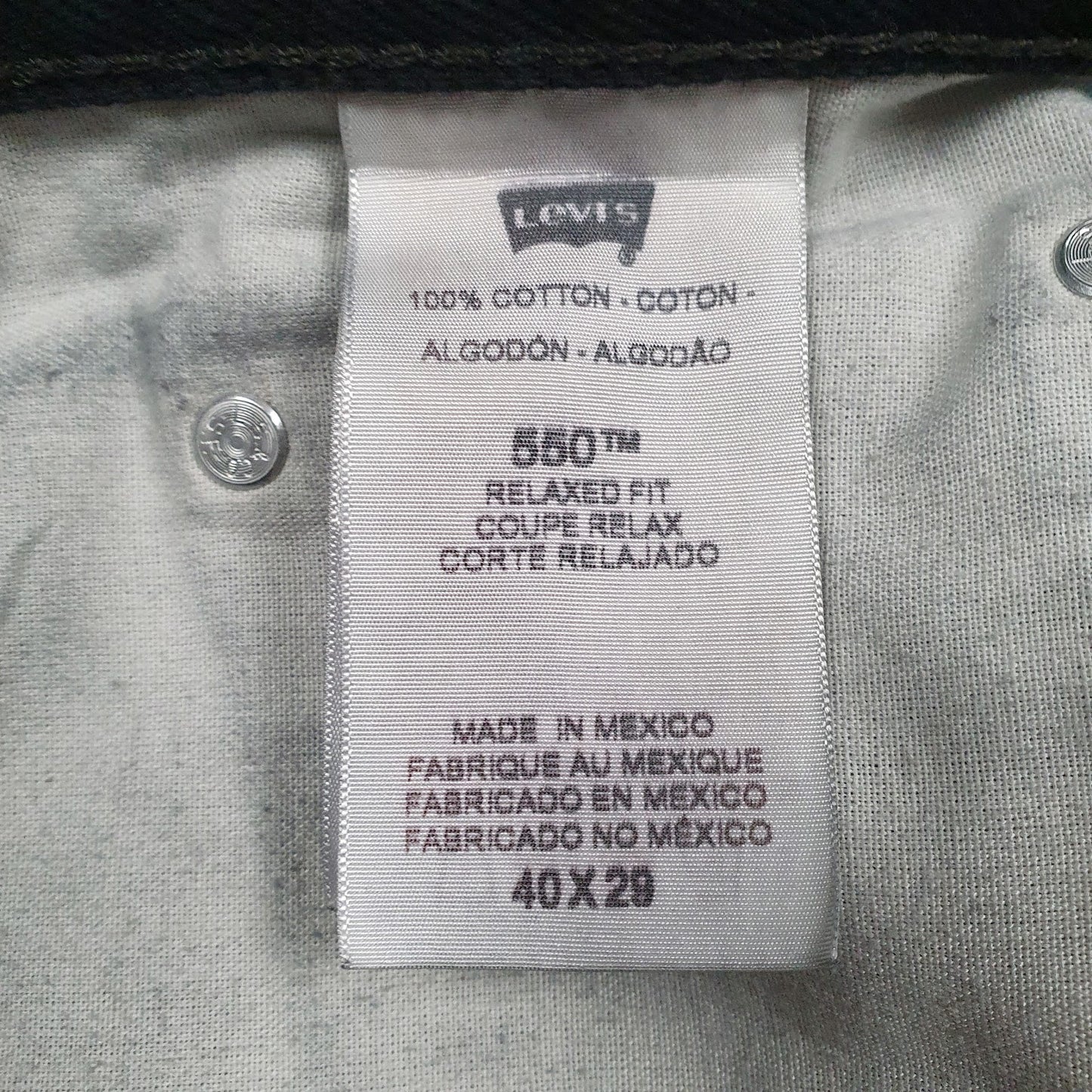 Mens Black Levis   Jeans