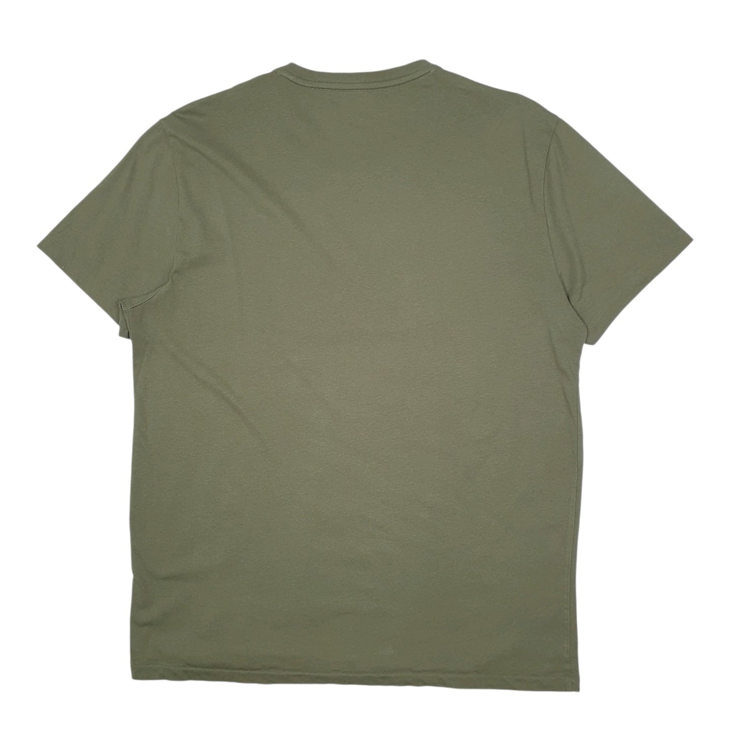 Mens Green Polo Ralph Lauren Custom Slim Fit Turtle Neck T Shirt