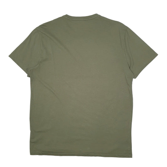 Mens Green Polo Ralph Lauren Custom Slim Fit Turtle Neck T Shirt