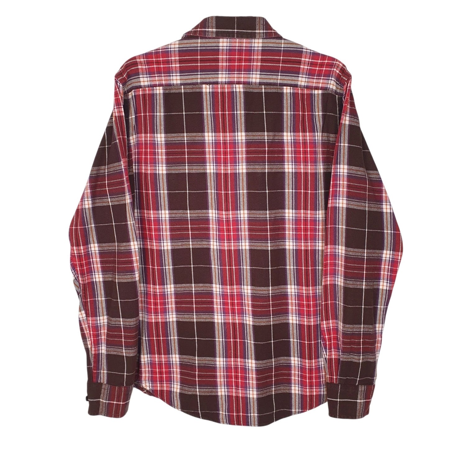 Mens Brown Bear Flannel  Shirt