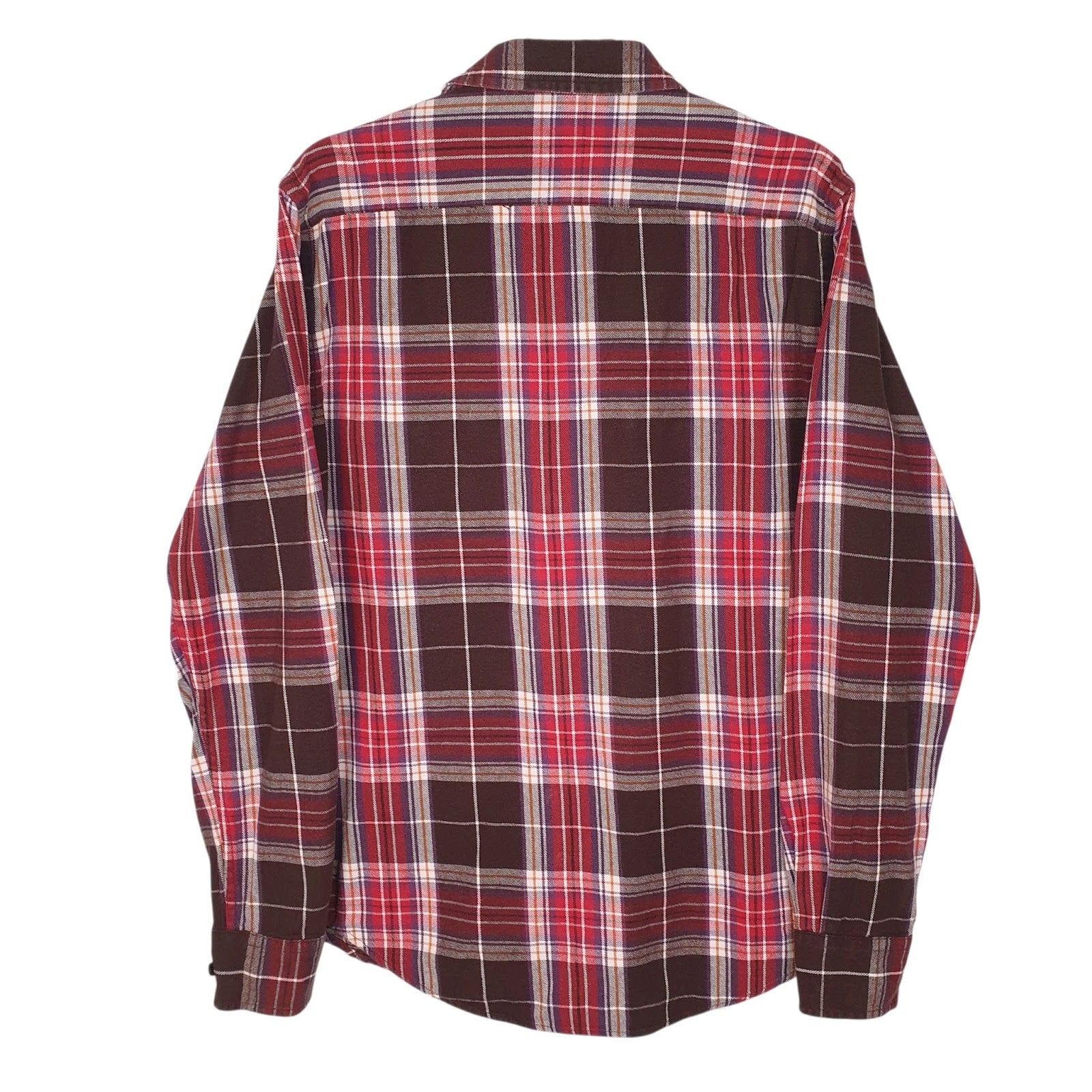Mens Brown Bear Flannel  Shirt