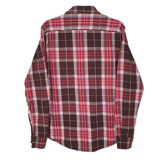 Mens Brown Bear Flannel  Shirt