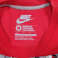 Mens Red Nike Spellout  T Shirt