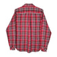Mens Red Fox Fire Flannel  Shirt