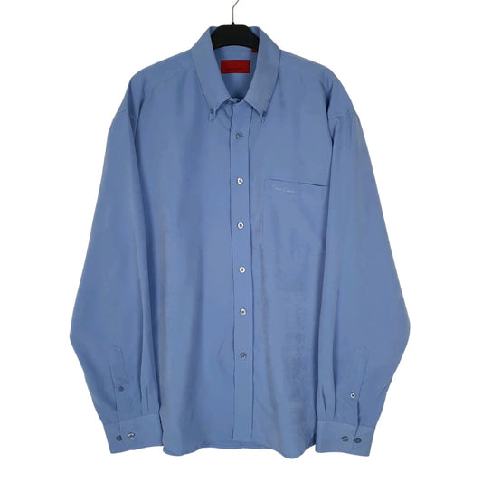 Mens Blue Pierre Cardin  Long Sleeve Shirt