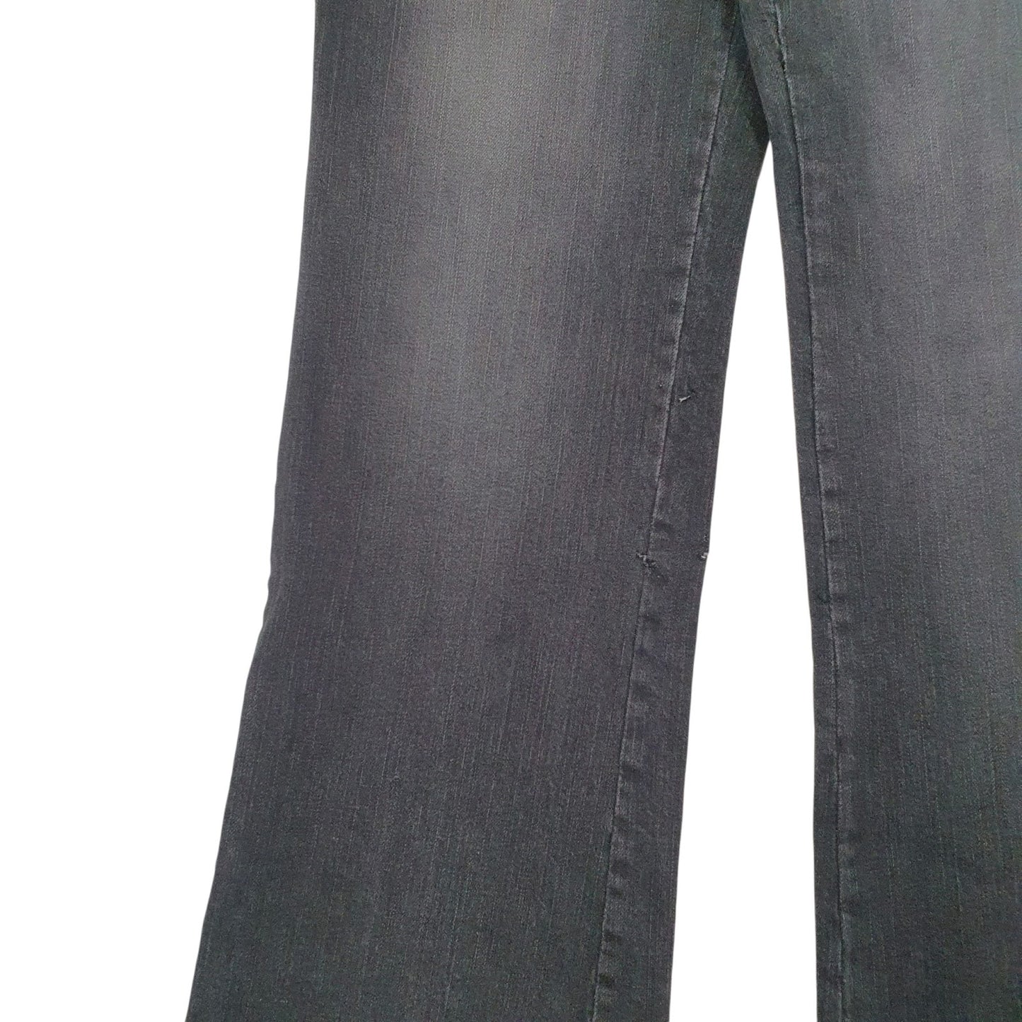 Womens Grey Faded Glory Embroidered  Jeans