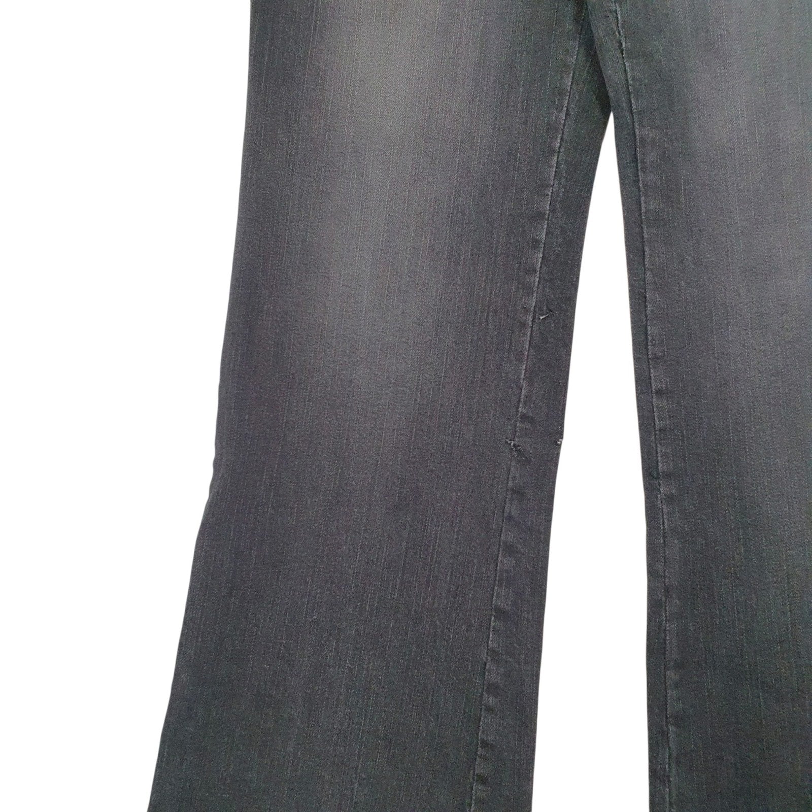 Womens Grey Faded Glory Embroidered  Jeans