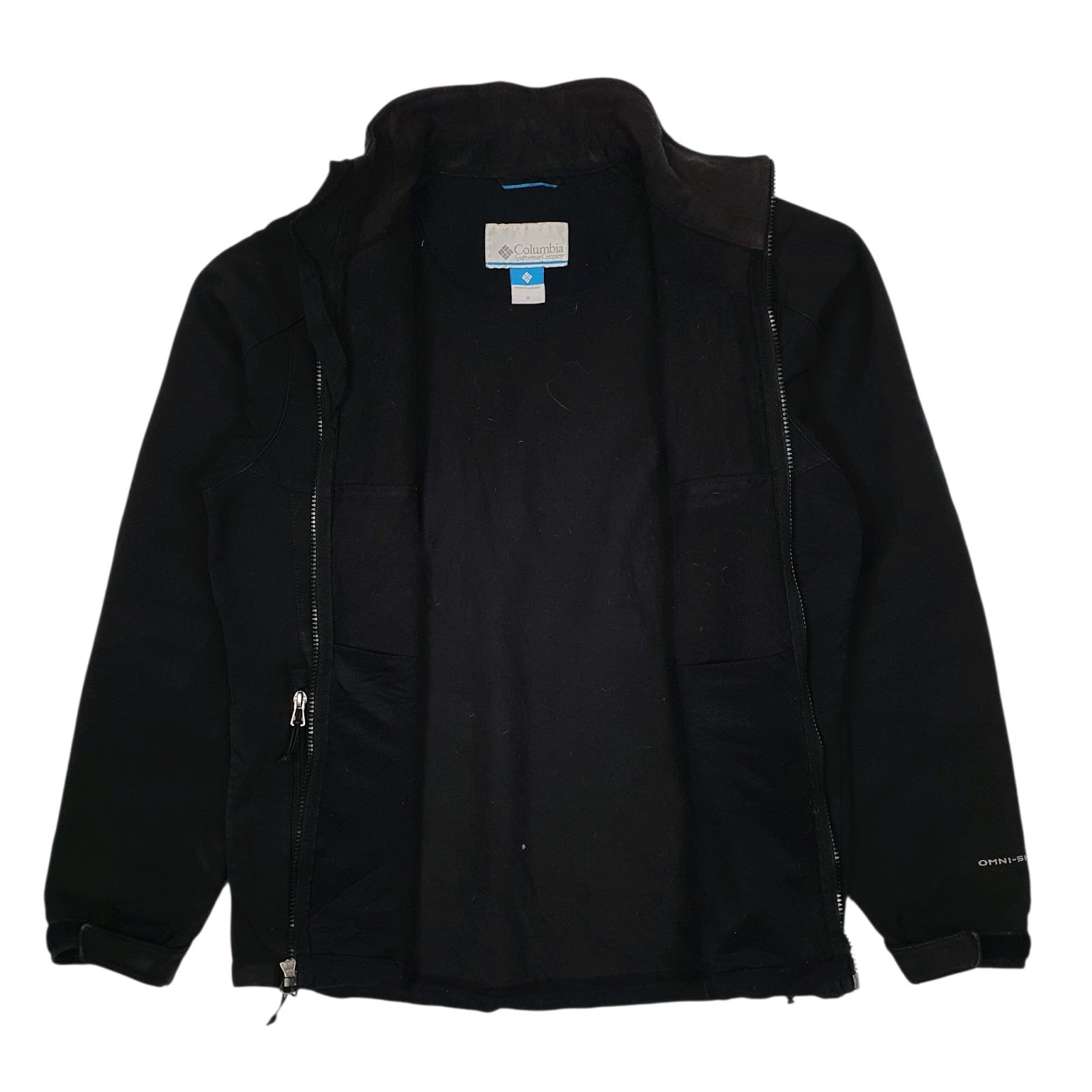Mens Black Columbia Sportswear Company Windbreaker  Coat
