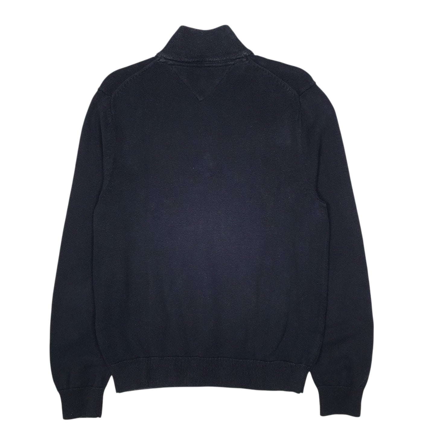 Mens Navy Tommy Hilfiger  Quarter Zip Jumper