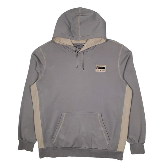 Mens Grey Puma  Hoodie Jumper