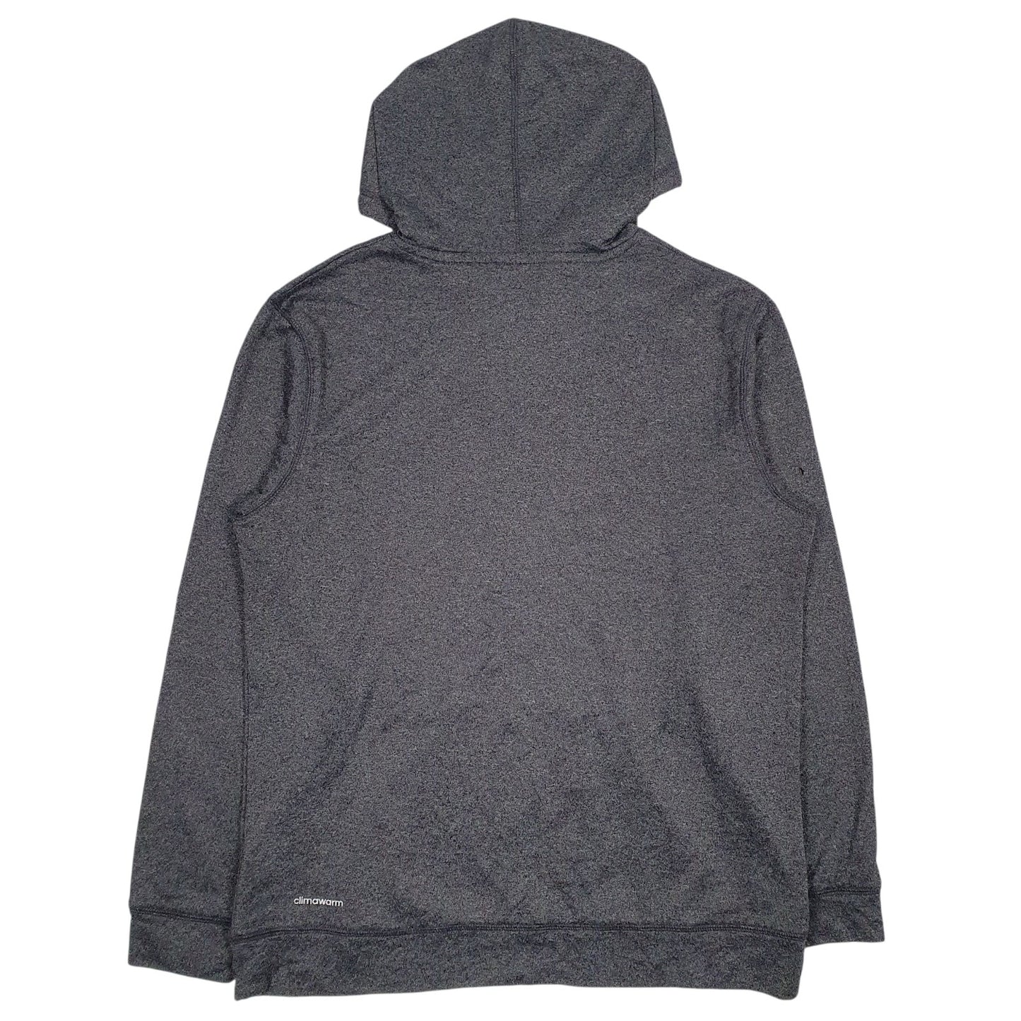 Mens Grey Adidas NBA Charlotte Hornets Climawarm Lightweight Hoodie Jumper