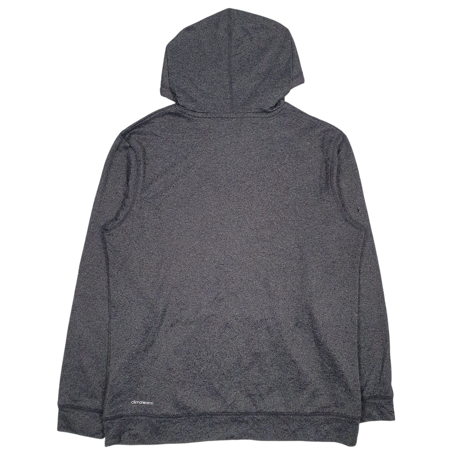 Mens Grey Adidas NBA Charlotte Hornets Climawarm Lightweight Hoodie Jumper