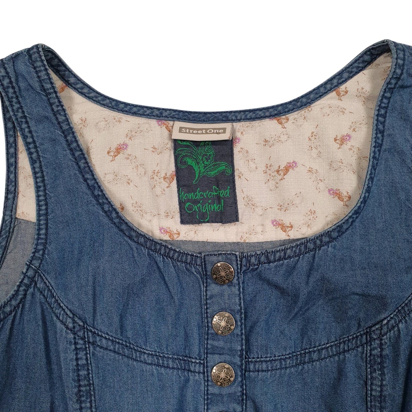 Womens Blue Street One Skater  Dress