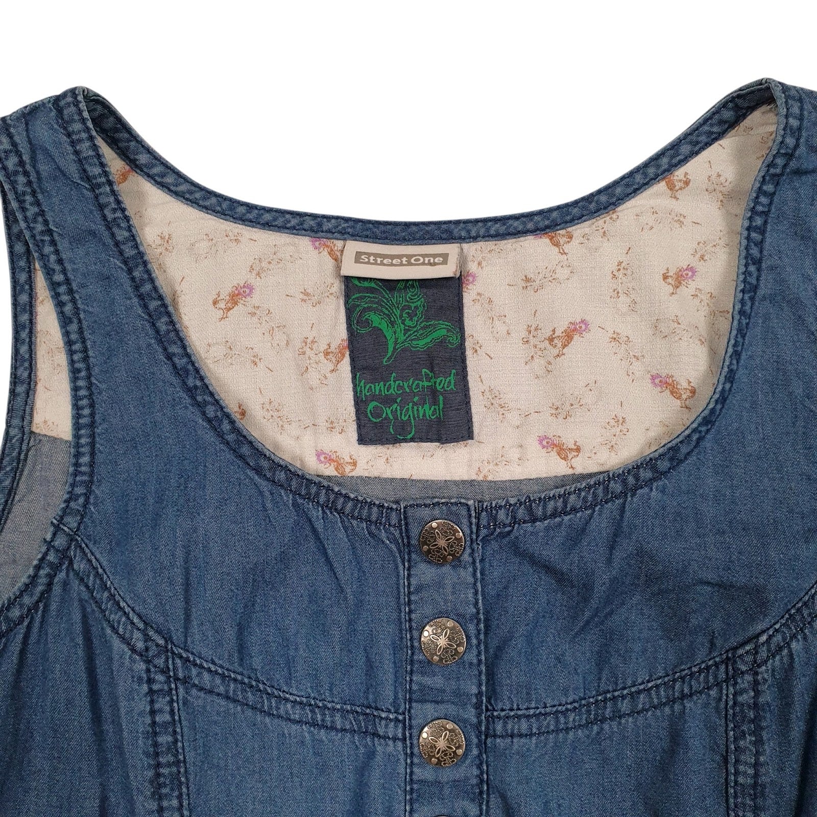 Womens Blue Street One Skater  Dress