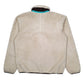 Mens Cream Patagonia Classic Retro X Sherpa Pile Fleece Full Zip Jumper