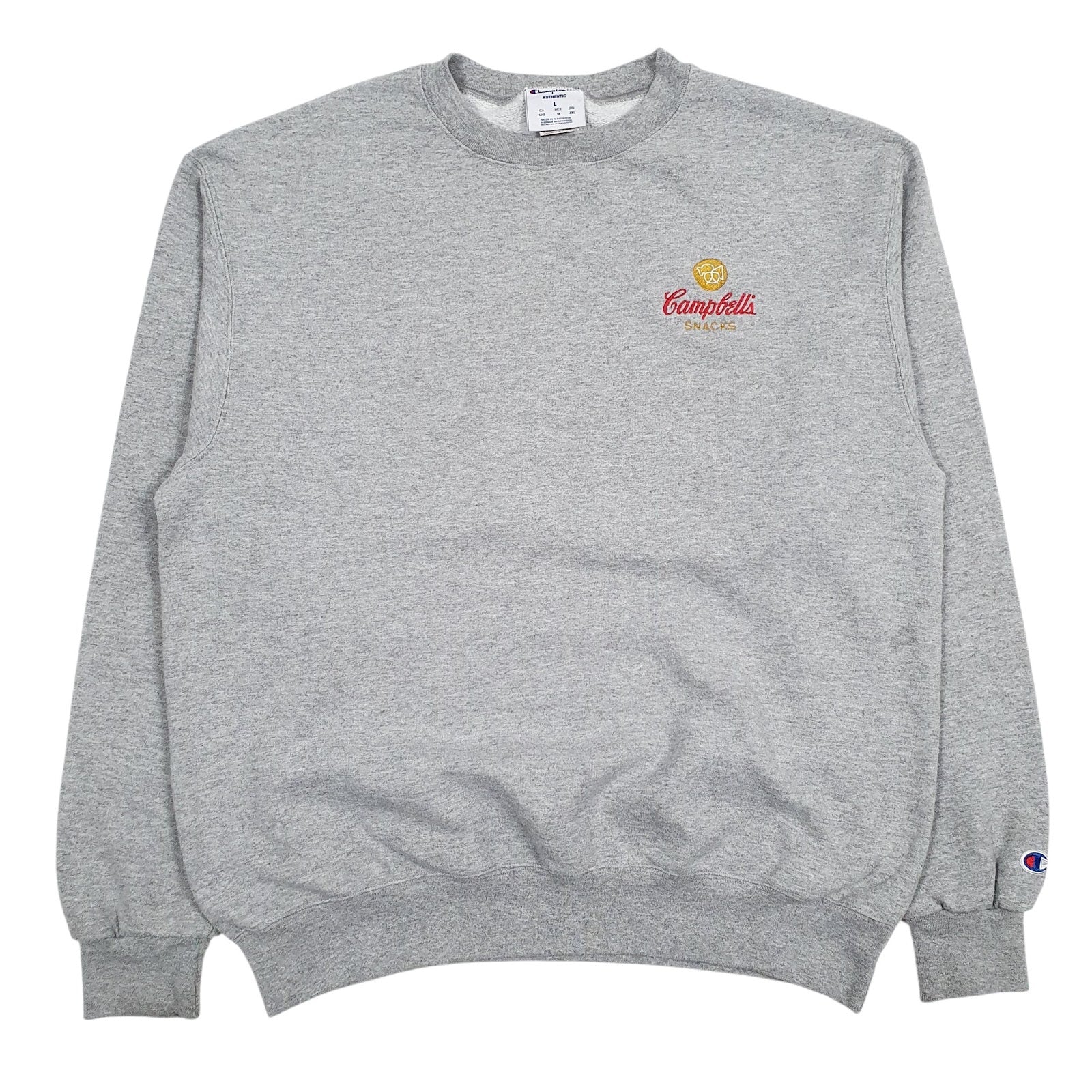 Mens Grey Champion  Crewneck Jumper