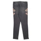 Womens Grey Camaieu Embroidered  Jeans