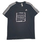 Mens Black Adidas  Short Sleeve T Shirt